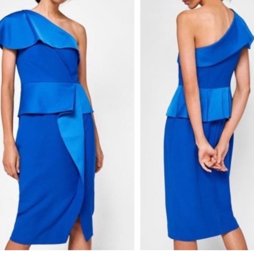 Ted Baker one shoulder dress-size 2